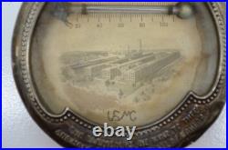 Broken Damaged Stained USMC Sterling Silver Thermometer Antique Souvenir Vtg