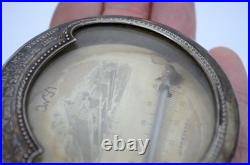 Broken Damaged Stained USMC Sterling Silver Thermometer Antique Souvenir Vtg