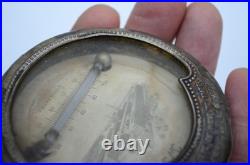 Broken Damaged Stained USMC Sterling Silver Thermometer Antique Souvenir Vtg