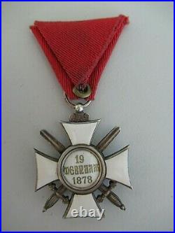 Bulgaria Order Of St. Alexander Knight Grade With Swords. Silver/marked. Rare