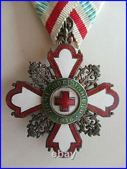 Bulgaria Order Of The Red Cross 2nd Class For Gentlemen. Rare. Vf+