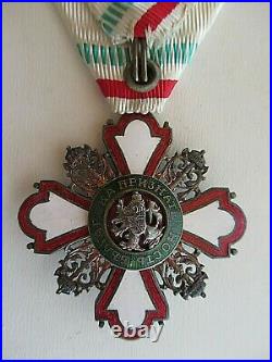 Bulgaria Order Of The Red Cross 2nd Class For Gentlemen. Rare. Vf+