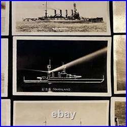 C1925 Navy Battleships Shipwreck Uss Maryland Tennessee New Mexico Seattle Idaho