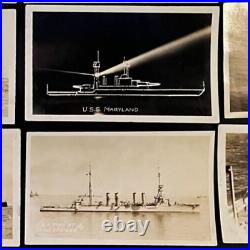 C1925 Navy Battleships Shipwreck Uss Maryland Tennessee New Mexico Seattle Idaho