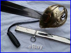 CLEAN ANTIQUE FRENCH SWORD INFANTRY OFFICER's SABRE EARLY 1900's epee