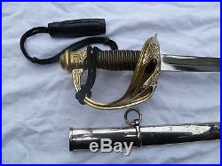 CLEAN ANTIQUE FRENCH SWORD INFANTRY OFFICER's SABRE EARLY 1900's epee