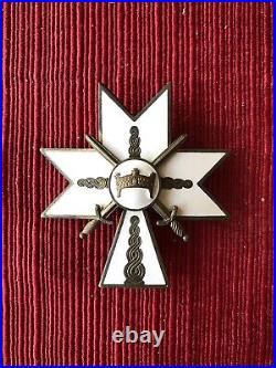CROATIA KING ZVONIMIR Order Of The Crown, Military Division, II Class Cross