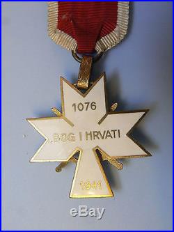 Croatia, Republic Wwii Order Of King Zvonimir Crown. 1941, Very Rare