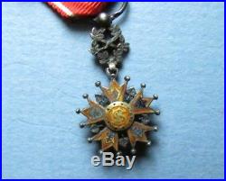 CZECHOSLOVAKIA ORDER OF THE WHITE LION Orig Miniature MILITARY ARMY WWI WWII