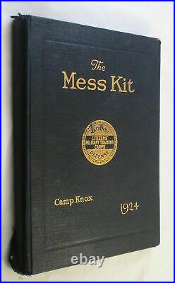 Camp Knox 1924 The Mess Kit National Defense Citizens Military Training Camps