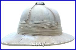 Canadian Wolseley Pattern Tropical Pith Helmet Named With Chin Scales