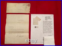 Captain Eddie Rickenbacker Letter-EARLY 1925-MEDAL OF HONOR RECIPIENT