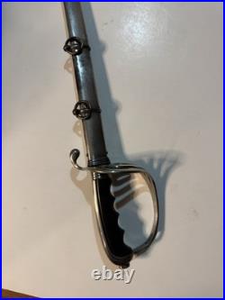 Carl Eickhorn Early Military Officer Sword 1921-1933 USA EAGLE Engraved