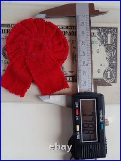 Ceremonial Moire Red Rosette for the Republican Orders of the RSFSR GSFICH 1920