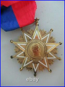 Chile Order Of Bernardo O'higgins Commander Grade. Rare
