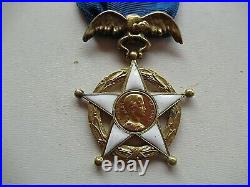 Chile Order Of Merit Officer Grade. 24 Grams Of 18k Gold! Rare