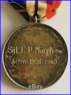 China 1940 Shanghai Volunteer Corps Long Service Silver Medal