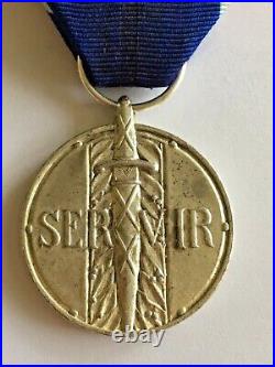China Chinese 1937 Shanghai French Concession Police Silver Medal