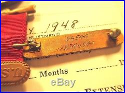 China Marine Good Conduct Yangtze Service Expeditionary Medal Service Record