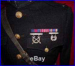 China Marine Officer, Kia In Nicaragua, Blouse With Decorations, Cover, & Belt