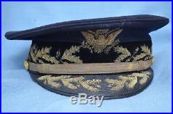 Circa 1920's Full Dress General Officer's Visor Cap