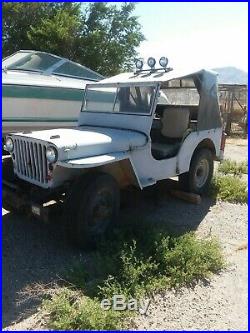 Classic Jeep military 1943 only few miles since rebuild engine and trans