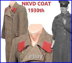 Commissar NKVD Daily Cold Weather Coat 1930th Soviet RED Army USSR