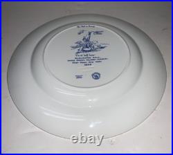 Complete Set of 12 West Point Army Military Academy Wedgwood Plates 1933