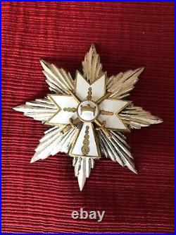 Croatia Order Of The Crown Of King Zvonimir First Class Grand Officer Breast St