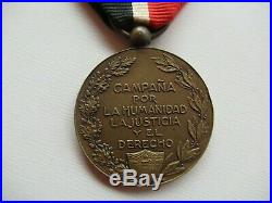 Cuba Wwi Naval Commemorative Medal 1917-1919. Marked. Very Rare