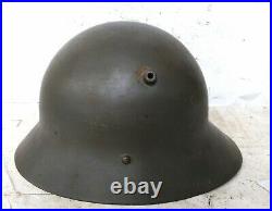 Czech m30 Experimental helmet, Spanish Civil War issued, complete RARE