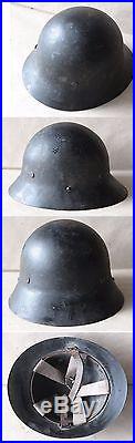 Czechoslovak Army Helmet M29 / German Type With Non-rolled Edge Good Condition