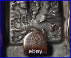 Czechoslovak Marked (mss) Army Belt Buckle Vintage Pre-ww2 Original