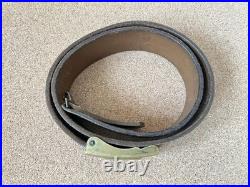 Czechoslovakia Army Leather Belt CS Lion Buckle