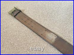 Czechoslovakia Army Leather Belt CS Lion Buckle