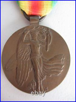 Czechoslovakia Wwi Victory Medal By O. Spaniel. Original Issue! Rare