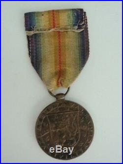 Czechoslovakia Wwi Victory Medal. Official Issue With Maker's Name