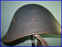 Dutch M33 helmet Rijkspolitie used post WW2 Stahlhelm casque casco elmo