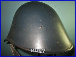 Dutch M33 helmet Rijkspolitie used post WW2 Stahlhelm casque casco elmo