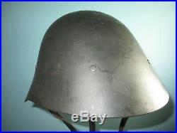 Dutch M34 Wartime helmet sharp edge Stahlhelm casque casco elm Kask