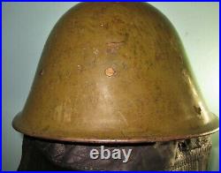 Dutch M38 KNIL helmet MILSCO Stahlhelm casque casco elmo Indonesia WW2