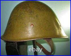 Dutch M38 KNIL helmet MILSCO Stahlhelm casque casco elmo Indonesia WW2