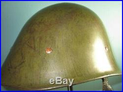 Dutch M38 KNIL helmet orig liner casque stahlhelm casco japan