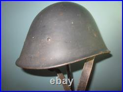 Dutch M38 MILSCO KNIL helmet reuse Rijkspolitie Stahlhelm casque casco WW2 2GM