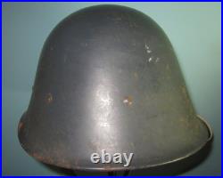 Dutch M38 MILSCO KNIL helmet reuse Rijkspolitie Stahlhelm casque casco WW2 2GM