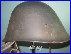 Dutch M38 MILSCO KNIL helmet reuse Rijkspolitie Stahlhelm casque casco WW2 2GM