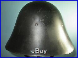 Dutch M38 wartime helmet sharp edge Stahlhelm casque casco elm Kask