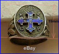 E310 Romania Order Michael the Brave Silver Ring 3rd Cavalry Regiment 1941 WW2