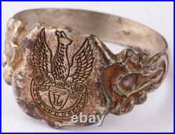 Eagle WWI Poland WW1 ring Polish Legions World War I coat of arms army Legiony P