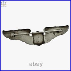 Early 1930's Us Army Air Corps Pilot Wings Badge 3-1/16 Meyer Sterling #502